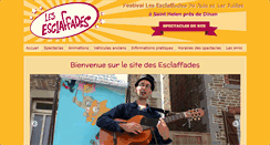 Desktop Screenshot of festival-esclaffades.com
